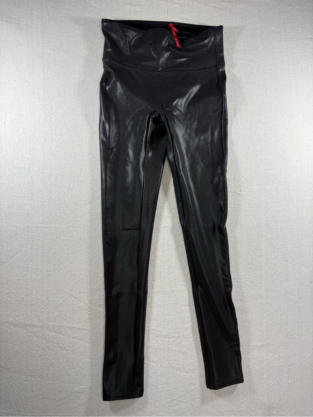 Spanx Faux Leather Leggings — Size Small  (S/P) — Very Black